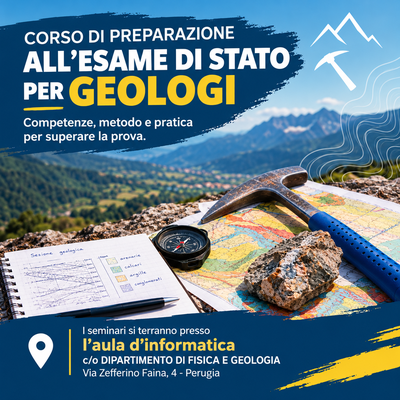 CORSI DI PREPARAZIONE ALL’ESAME DI STATO PER GEOLOGI SESSIONE DI NOVEMBRE 2026