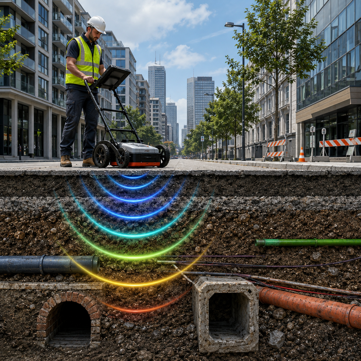 Corso di Applicazioni di tecnologie GPR impulsive e step frequency in ambito urbano